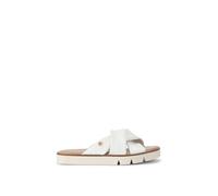 Carvela Women's 'Vita Cross Strap' Leather Sandals in White | Size: 8 Carvela White 8