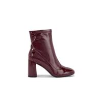 Carvela Women's 'Willow Patent Ankle' Boots in Burgundy | Size: 3