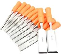 Carving Chisel Tool Set Gouge Wood Chisel Set DIY Handle Carpentry Tools Pack of 12 pcs