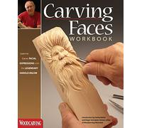 Carving Faces Workbook: Learn to Carve Facial Expressions with the Legendary Harold Enlow (Fox Chapel Publishing) Detailed Lips, Eyes, Noses, and Hair to Add Expressive Life to Your Woodcarvings
