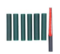 Carving Wax Ring Tube Set, 6 Pcs Wax Tubes for Ring Making with Cutting Ruler, T100 to T250 Sizes for Jewelry Casting and Lost Wax Process