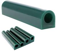 Carving Wax Tubes for Making, Solid Round Wax Casting Blanks with Centered Holes, Large Flat Side Jewelry Crafting Tool T250