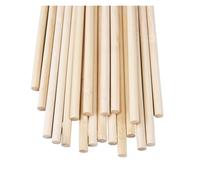 Carving Wood 20pcs/50pcs Small Solid Bamboo Stick Diameter 3mm/4mm/5mm/6mm/8mm/10mm/Length 30cm DIY Handmade Building Model Materials Wood Wooden Sticks(5x300mm-50pcs)