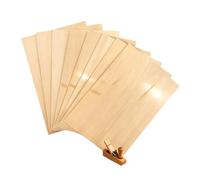Carving Wood 2mm Thin Basswood Boards 10Pcs, 15x10cm Unfinished Wood Sheets for Model Craft, Decorative Wood Chips DIY Project Material Wooden Sticks