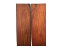 Carving Wood Bookmatched Natural Wood Knife Handle Scales Blanks Materials for Making 1 Pair Wooden Sticks(Cocobollo,120x40x10mm)