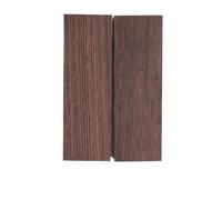 Carving Wood Bookmatched Natural Wood Knife Handle Scales Blanks Materials for Making 1 Pair Wooden Sticks(Wenge,120x40x10mm)