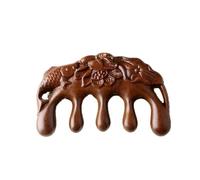Carving Wood Massage Comb Unisex Hair Styling Tools(A)