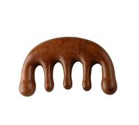 Carving Wood Massage Comb Unisex Hair Styling Tools(B)