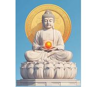 Carving Zen Diamond Art Kits Adults, 5D DIY Diamond Painting Kit for Adults, Round Full Drill Crystal Art Crafts Painting Picture, Cross Stitch Embroidery Canvas, for Home Wall Decor 32x44 inch d-111