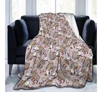Carwayii Opossum Blanket Possums Blanket Possum Gifts Purple Large Throw Blanket Soft Blanket Possum Stuffed Animal Blanket for Bed Birthday Gifts for Women Men 60''x80''