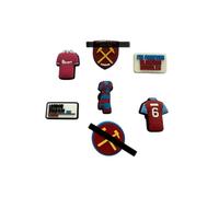 Carwick&co 7PCS Football Shoe Charms, Football Club Themed Shoe Decoration Charm for Teens Adults, Non-Slip PVC Clog Charms Gift for Fans, Birthday & Party Souvenirs