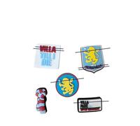 Carwick&co Football Shoe Charms, Football Club Themed Shoe Decoration Charm for Teens Adults, Non-Slip PVC Clog Charms Gift for Fans, Birthday & Party Souvenirs 5PCE