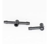 CarWorld 2Pcs Front Windscreen Wiper Washer Nozzle Jet Connector L & T Piece Set For Ford 6680333 1300699 91AG17A612BA