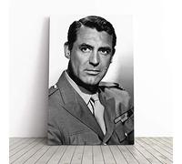 Cary Grant (1) Canvas Print | Gallery Wrapped 30mm Frame Wall Art | 24x16 inches | Ready to Hang | Modern Picture | Living Room Bedroom Lounge Office