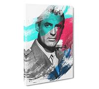 Cary Grant (1) V2 Canvas Print | Gallery Wrapped 30mm Frame Wall Art | 30x20 inches | Ready to Hang | Modern Picture | Living Room Bedroom Lounge Office