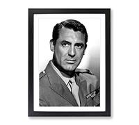 Cary Grant No.1 Modern Framed Print | A3 Black Framed Wall Art | Ready to Hang | Modern Nature Picture | Living Room Bedroom Lounge Office