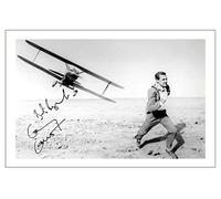Cary Grant - North By NorthWest Signed 12x8 Inch Photo Print With Pre Printed Signature Autograph Gift Wall Art, Artwork