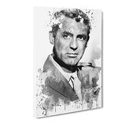 Cary Grant Vol.1 V4 Canvas Print | Gallery Wrapped 30mm Frame Wall Art | 30x20 inches | Ready to Hang | Modern Picture | Living Room Bedroom Lounge Office