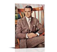 Cary GrantWaterproof Art Wall Stickers High-definition Decorative Paintings Suitable for Bedrooms/shops Moisture-proof And Fade Resistant Exquisite Packaging Perfect for Gift GivingFrame-style12x18inc