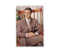 Cary GrantWaterproof Art Wall Stickers High-definition Decorative Paintings Suitable for Bedrooms/shops Moisture-proof And Fade Resistant Exquisite Packaging Perfect for Gift GivingUnframe-style12x18i
