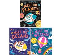 Caryl Hart Meet the Collection 3 Books Set (Planets, Oceans, Weather)