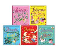 Caryl Hart Princess Series 5 Books Collection Set (The Princess and the Peas, The Princess and the Presents, The Princess and the Giant, Christmas Rescue, The Princess and the Shoe)