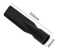 Carylozet 44mm Crevice Tool for Vacuum Cleaners - Flat Suction Head Attachment with 243mm Working Length, PP Plastic, Compatible with 30/60/70/80/90L Indust