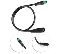 Carylozet 5-Pin Instrument Extension Cable for Electric Motors, Throttle, Brake & Display Systems - IP65 Waterproof, ABS Housing, 660mm Black