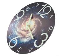 Carylozet Glow in the Dark Wall Clock - 30 cm Silent Sweep Round Clock with Luminous Numbers & Hands for Bedrooms, Living Rooms, Offices, and Study Areas - Battery
