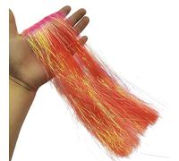 Carytalee 2000 Strands Icicles Tinsel for Christmas Tree and Party Decorations, Orange Iridescent