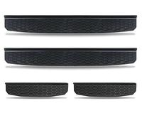 Carzces Front & Rear Door Entry Guard Sill Plate Protectors for 2018-2020 Jeep Wrangler JL JLU 4 Door & 2020 Jeep Gladiator JT, Accessories Entry Plate Cover(4pcs/Set)