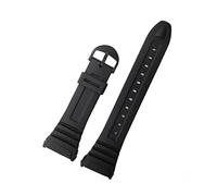 CARZE Watch Band Anti-fall Resin Strap Fit For Casio W-96H Sport Black Waterproof Watch Accessories Man Rubber Replacement Strap W-96H Watch Accessories