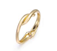 Carzyzhu Chunky Gold Cuff Bangle Bracelets for Women 18k Gold Polished Thick Waterdrop Bracelet Minimalist Thick Gold Statement Hinge Wrist Cuff Bracelets for Women Men Jewelry Gifts, mid, no gemstone