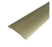 CAS 38mm Self Adhesive Euro Cover Strip Wood Vinyl Tile Door Bar Threshold Trim - Gold, 2.7m