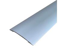 CAS 38mm Self Adhesive Euro Cover Strip Wood Vinyl Tile Door Bar Threshold Trim - Silver, 0.9m
