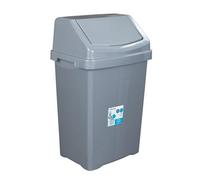 Casa 25L Swing Bin Silver One Colour (One Size)