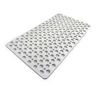 Casa and Beyond Shower Mat, Non Slip Shower Mats with Strong Suction Cups, Drain Holes, Secure Grip for Bathroom, Bathtub, and Shower Use (White,70 * 38cm)