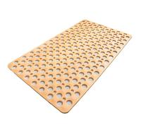 Casa and Beyond Shower Mat, Non Slip Shower Mats with Strong Suction Cups, Drain Holes, Secure Grip for Bathroom, Bathtub, and Shower Use (Yellow,70 * 38cm)