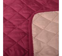 Casa Bonita Quilted Sofa Cover - Protects Against Spills & Pet Hair, Machine Washable, 2-Seater Wine/beige
