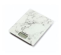 Casa&Casa Digital Kitchen Scales, Professional Food Weighing Scale with Display, Electronic Scale Weight g, lb, oz and kg for Meal Prep, Cooking & Baking, Precise Graduation 1g, Marble