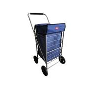 Casa & Casa Geomatric 4 Wheel 55 Litre Capacity Bag Shopping Trolley