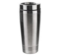 Casa & Casa Stainless Steel Travel Mug 450ml, BPA Free, Double Wall Insulation, Insulated Thermal Cup, Travel Cup for Hot & Cold Beverages, Leak Proof Design, Multipurpose Use Mug, Stainless Steel