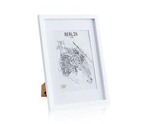 Casa Chic Picture Frames, 45x32 cm Photo Frame, Standing/Wall Mounted Photo Frames For Home & Office, Vertical/Horizontal Display, Real Glass & Wood, Passepartout Poster Frame, Picture Frame, A3 Frame