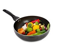 Casa D' Or 26cm Professional Chef's Non Stick Aluminum Wok Deep Frying Pan Long Handle Kitchen Professional Use 26cm