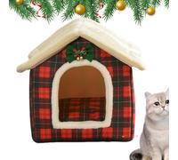 CASA De Felpa Para Perros - Camita De Mascotas, Hogar Acogedor | Washable Material, Perfecto Para Perros Pequeños Y Medianos, Accesorio De Comodidad, Ideal Para Descanso en Interiores