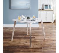 Casa Dining Table - 90cm - 2 Seater - Square - White