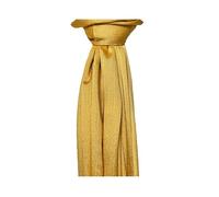 Casa D'Or Ladies Shimmer Pleated Shawl Scarf Wrap for Women with Silky Feel, Satin Head Scarf Sparkly Wedding Bridal Scraf Lightweight Shawl Head Scarf (Yellow Gold)