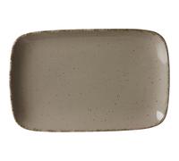 Casa Gray Rectangular Plate 24X15.5Cm