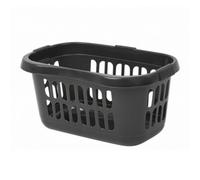 Casa Hipster Laundry Basket Midnight Black in True Black Casa True Black