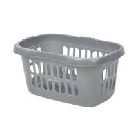 Casa Hipster Laundry Basket Silver in Grey Casa Grey